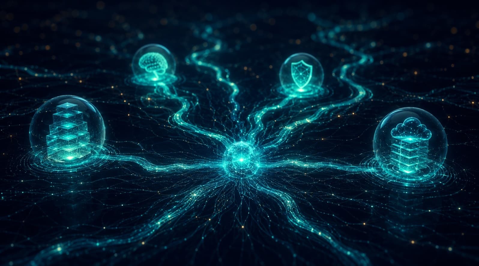 Abstract AI visualization