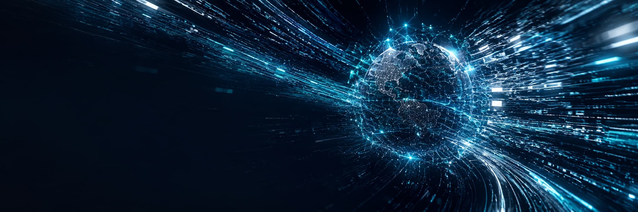 Abstract AI data visualization