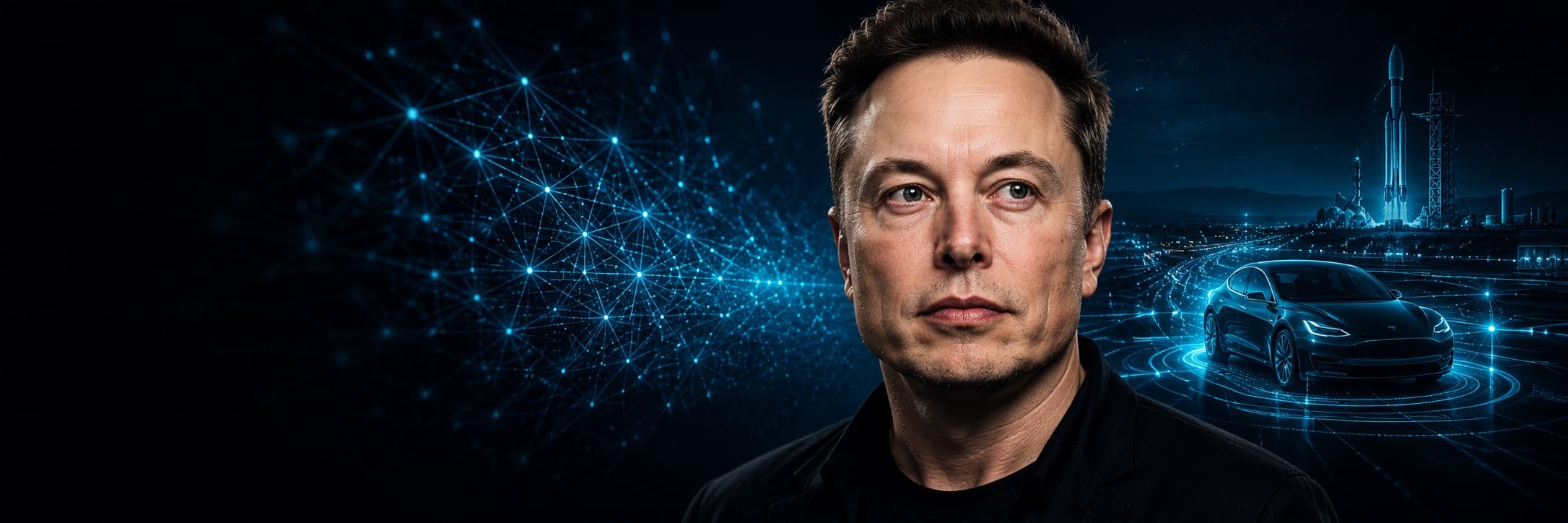 Elon Musk speaking at a technology event