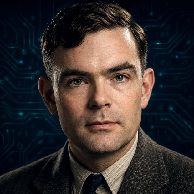 Portrait of Alan Turing