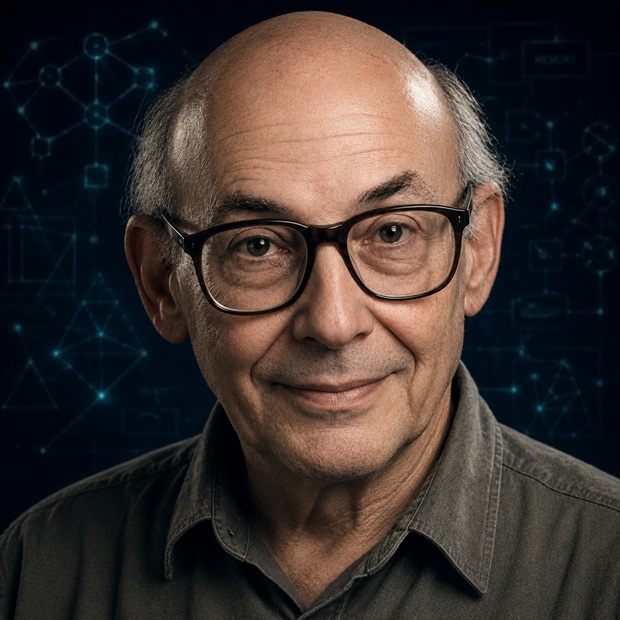 Portrait of Marvin Minsky